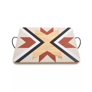 Thirstystone Southwest Scandinavian Pattern Cheese Board Multicolor Size OS NEW